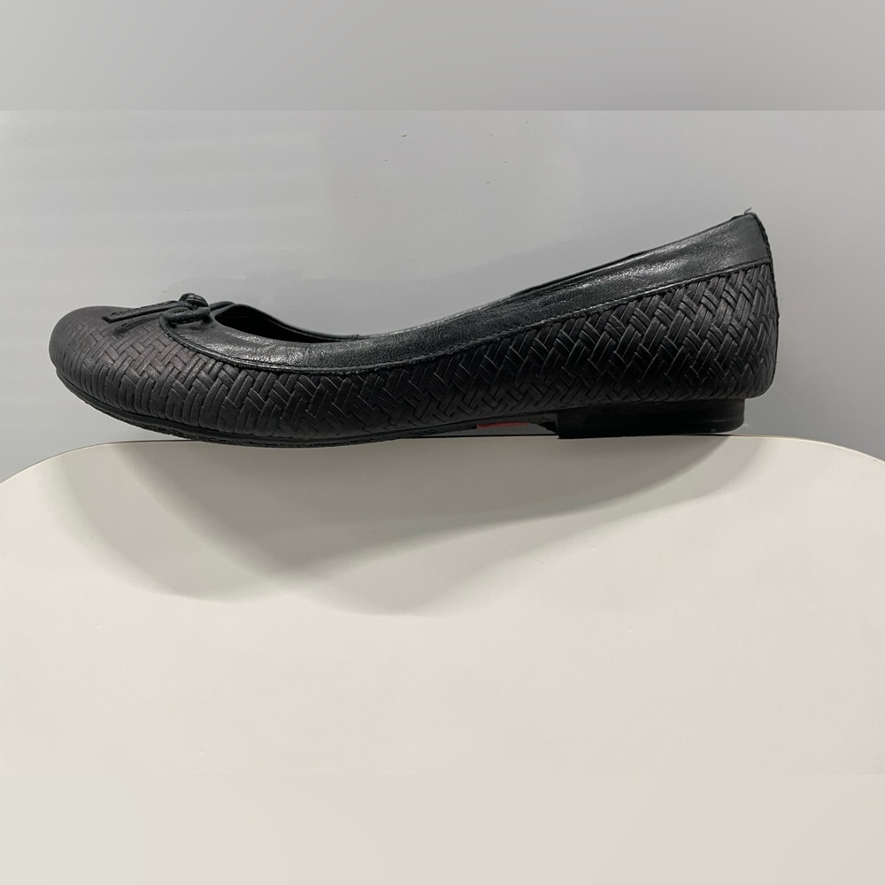 Born Ballet Flats Basketweave Womens Size 7 Black - Picture 7 of 10